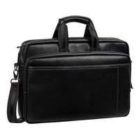 Rivacase 8940 Faux Leather Bag For 15.6 Inch Laptops Black (6901201089402)