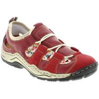 rieker l0561 boyss childrens shoes trainers in red