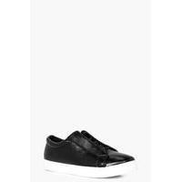 Ribbon Lace Trainer - black