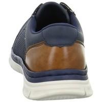 rieker b483214 mens shoes trainers in blue