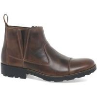 rieker timber mens leather ankle boots mens mid boots in brown