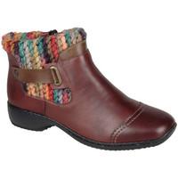 rieker l3884 womens ankle boots mens boots in red