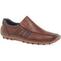 rieker bologna mens casual slip on shoes mens shoes in brown