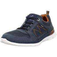 rieker b481314 mens shoes trainers in blue