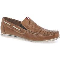 rieker nautic mens casual slip on shoes mens shoes in brown