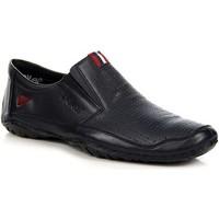 Rieker Ciemnogranatowe Skórzane 0636714 men\'s Shoes (Trainers) in multicolour