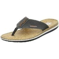 rieker 2105445 mens flip flops sandals shoes in grey