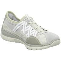 rieker l325140 womens shoes trainers in beige
