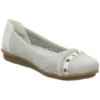 rieker 4395540 womens shoes pumps ballerinas in grey