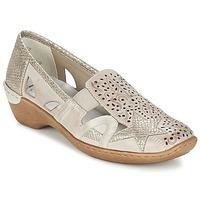 rieker carabituss womens shoes pumps ballerinas in grey