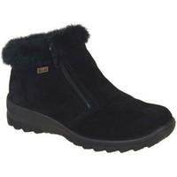 rieker ella womens warm lined ankle boots womens mid boots in black