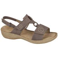 Rieker 65863 Regina women\'s Sandals in BEIGE