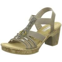 rieker 6971364 womens sandals in brown