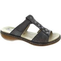 Rieker 65950-90 women\'s Sandals in Silver