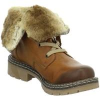 rieker y142125 womens low ankle boots in brown