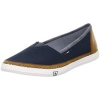 rieker m275225 womens slip ons shoes in blue