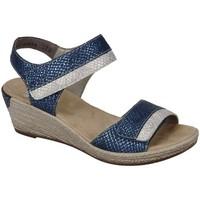 rieker tote womens casual sandals womens sandals in blue
