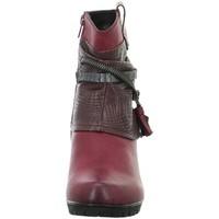rieker 9858935 womens low ankle boots in red