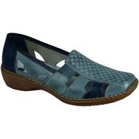 Rieker 41340 Women\'s Slip-on Shoe women\'s Shoes (Pumps / Ballerinas) in blue