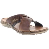 rieker 22099 mens cross strap sandals womens sandals in brown