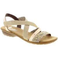 rieker v3463 womens sandals womens sandals in multicolour