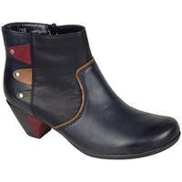 rieker y7273 womens heeled ankle boots womens boots in multicolour