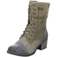 rieker 9253414 womens low ankle boots in blue