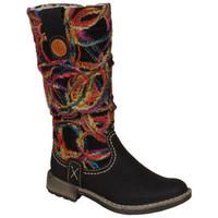 rieker 74663 womens boots womens high boots in black