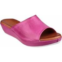 riva carlita womens mules casual shoes in pink