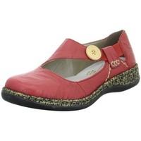 rieker daisy womens shoes pumps ballerinas in red