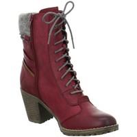 rieker 9532035 womens low ankle boots in red
