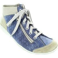 Rieker M3735-60 women\'s Shoes (High-top Trainers) in blue