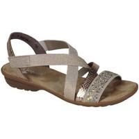 Rieker Copper Womens Casual Sandals women\'s Sandals in gold