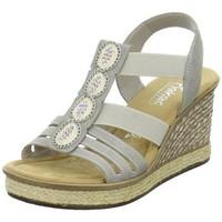 rieker 6750860 womens sandals in grey