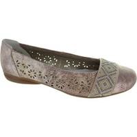 rieker l8357 31 womens shoes pumps ballerinas in silver