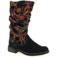 rieker thread womens long boots womens high boots in multicolour