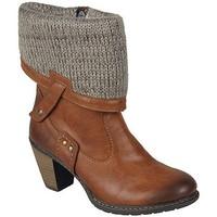 rieker riva womens casual ankle boots womens low boots in brown