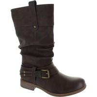 rieker 95678 25 womens high boots in brown