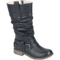 rieker study ii womens calf length boots womens high boots in black