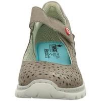 rieker l325544 womens shoes trainers in grey