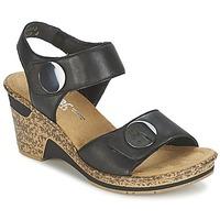 rieker sekitude womens sandals in black