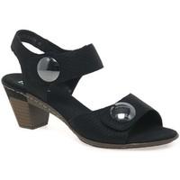 rieker sahara womens casual sandals womens sandals in black