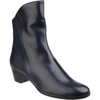 riva armadillo pitone leather womens low ankle boots in blue