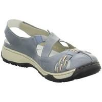 rieker riemchen womens sandals in blue