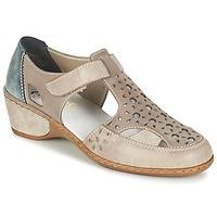 Rieker TRASSELI women\'s Casual Shoes in BEIGE