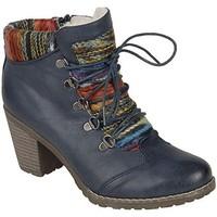rieker caledonia womens ankle boots womens low ankle boots in blue