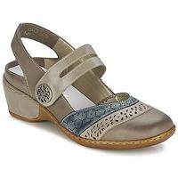 rieker polodine womens sandals in brown