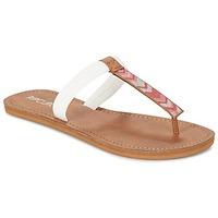 Rip Curl ZANZIBAR women\'s Flip flops / Sandals (Shoes) in white