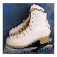 Risport white vintage ice skates approx. size 6