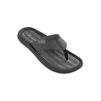 rider black and grey men flip flops dunas vi